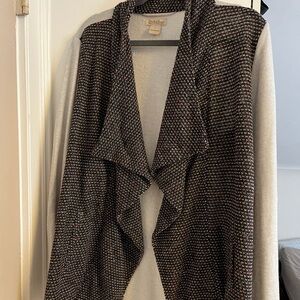 Blazer, Lucky brand, size large, black and gray, never worn